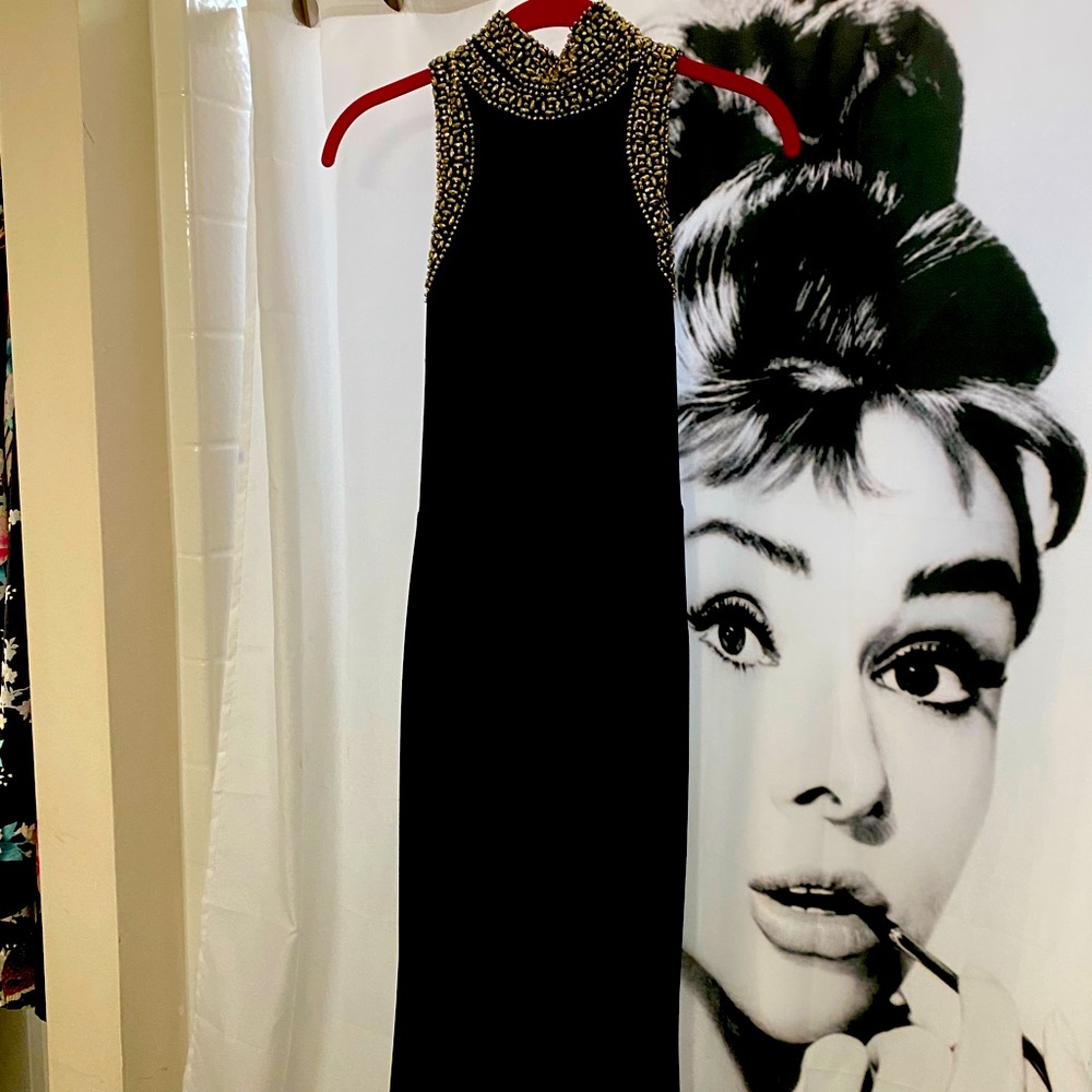 Navy, size 9, Blondie nites prom dress